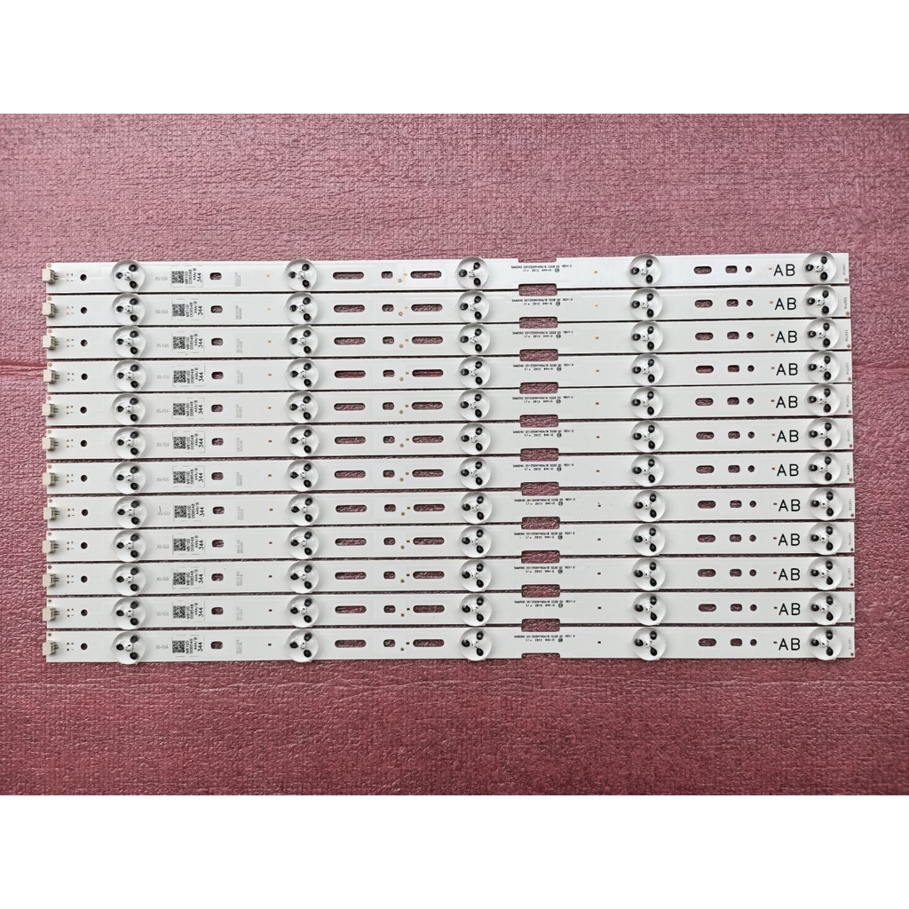 THANH LED TIVI SONY 40EX430 HÀNG MỚI 100%, 1 BỘ 12 THANH AB, MỖI THANH 5 BÓNG 3V, DÀI 38,5cm SAMSUNG 2012SONY40A/ B 3228