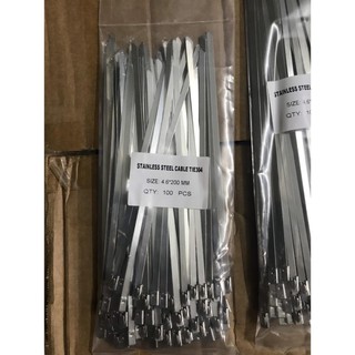 dây thít inox 304 dài 20cm (rộng 4.6 mm x dài 200 mm)