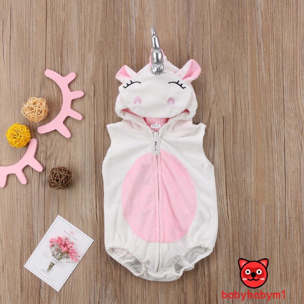 Bộ Bodysuit Một Mảnh Hình Kỳ Lân Dễ Thương Cho Bé Sơ Sinh