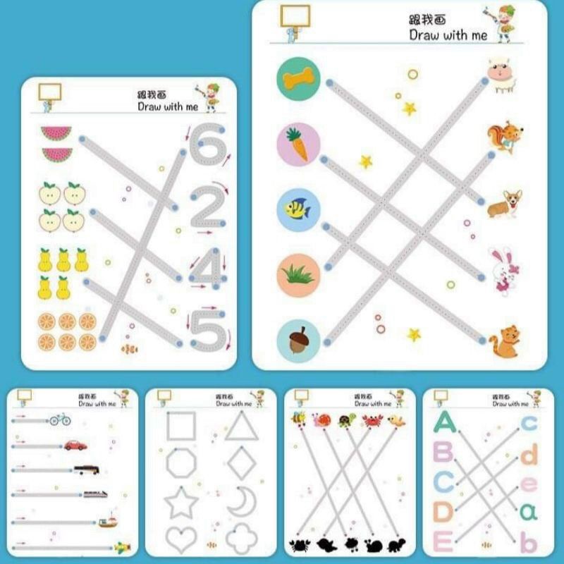 Bộ sách vẽ xóa luyện tư duy thông minh cho bé