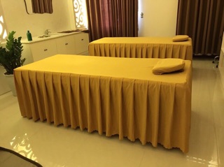 [Giá Bán Sỉ] Ga thun lạnh cho giường spa(may theo kích thước yêu cầu)