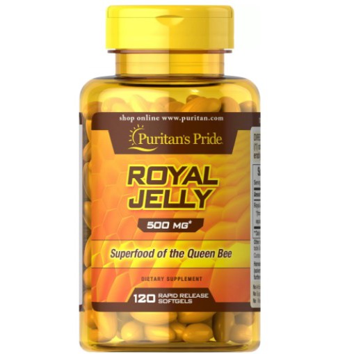 Viên uống sữa ong chúa giúp tăng cân, tăng chất lượng trứng, hỗ trợ sinh sản - Puritan's Pride Royal Jelly 120 viên