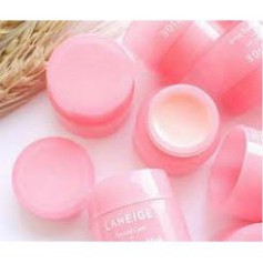 Mặt nạ ngủ ủ môi Lip sleeping mask Laneige minisize 3g màu hồng, Son ủ Dưỡng môi Hàn Quốc