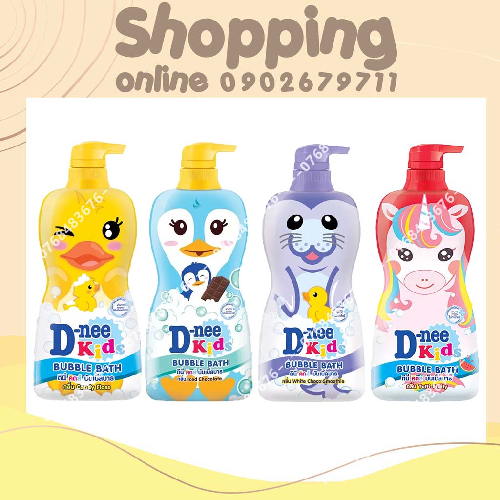 Sữa tắm gội Dnee Kid hình thú 400ml