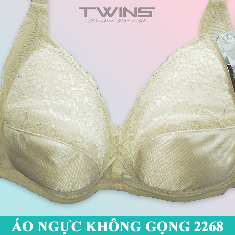 Áo ngực không gọng nữ ren bigsize SD2268 mút mỏng nguyên ngực phom lớn size 38-40-42-44