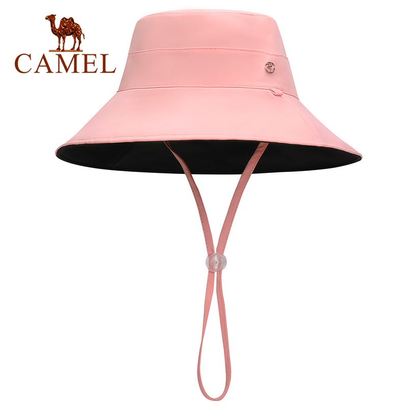 Mũ rộng vành CAMEL chống nắng chống tia UV sử dụng được hai mặt thời trang đi biển dành cho nữ