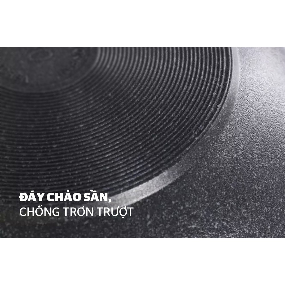 Chảo sâu lòng chống dính đá hoa cương 26cm,28cm,30cm Sunhouse SBDS26,SBDS28,SBDS30