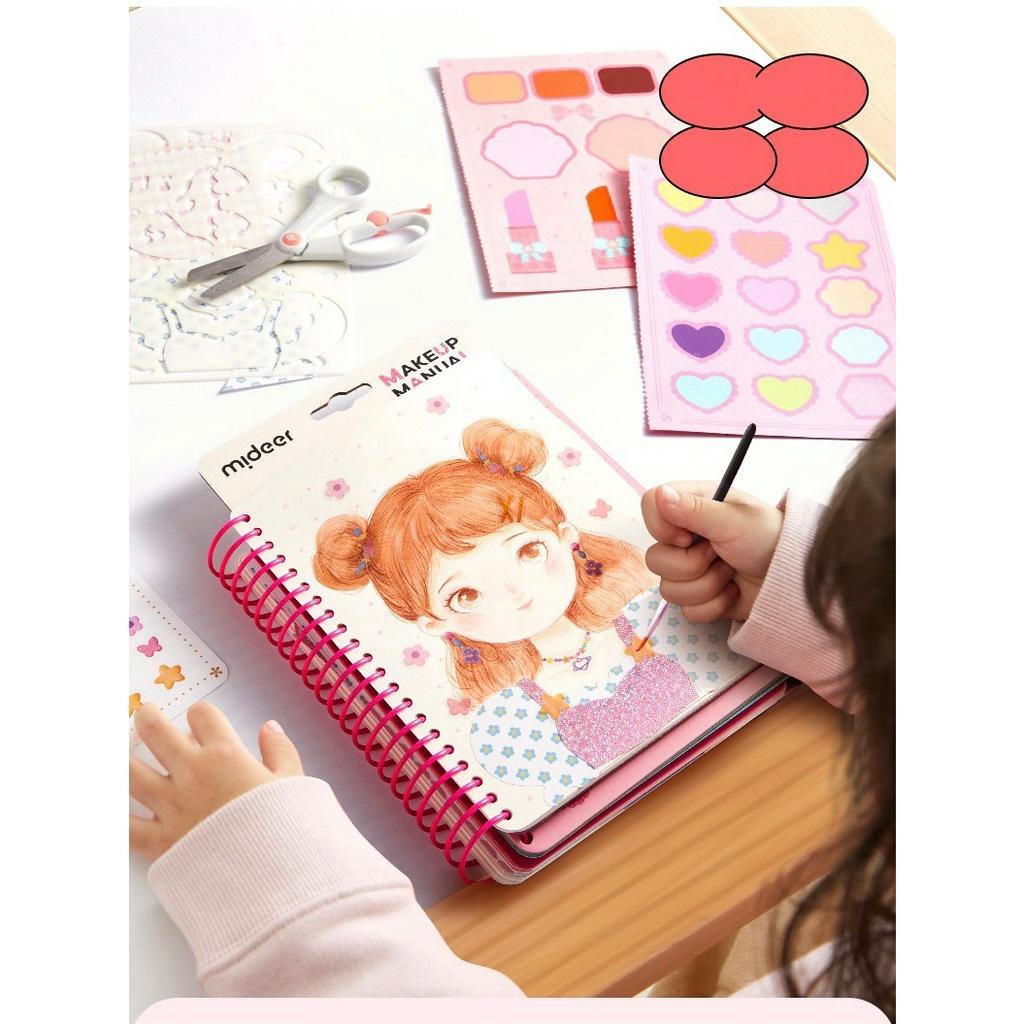 Sổ Tay Hướng Dẫn Trang điểm  Mideer Makeup Manual  Cho Bé