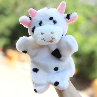 Rối tay hình thú nhồi bông - bò con