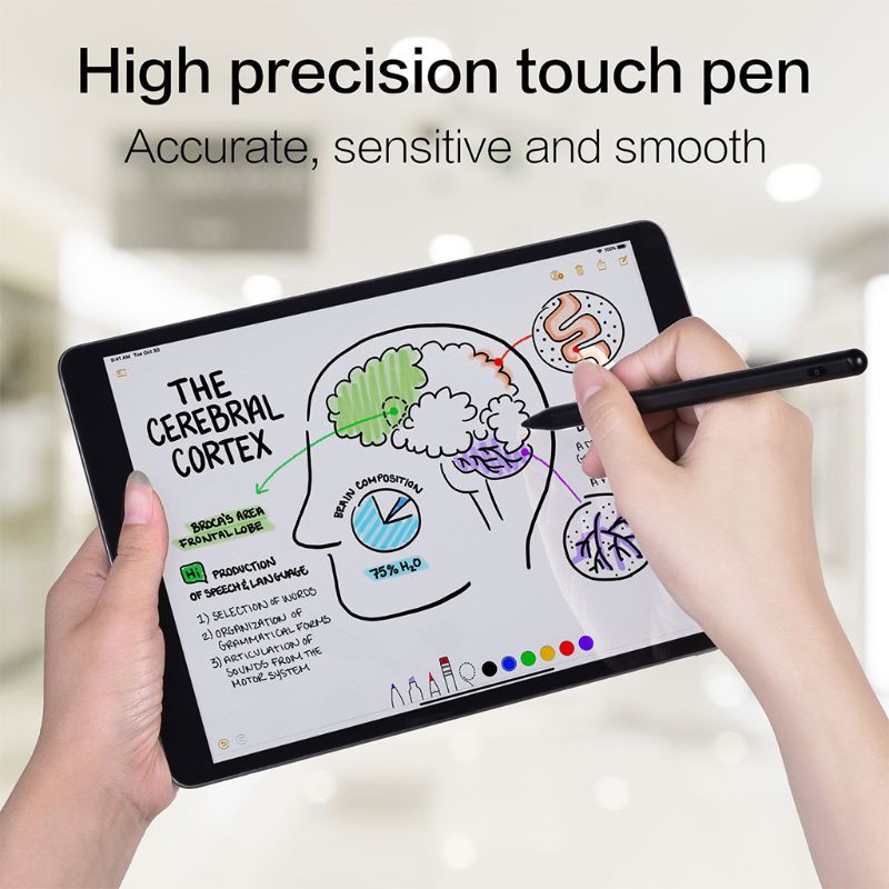 Alli Universal Fine Tip Stylus Pen Screen Capacitive Touch Pen for iPad iOS Android Mobile Phones Tablet Pencil Accessories