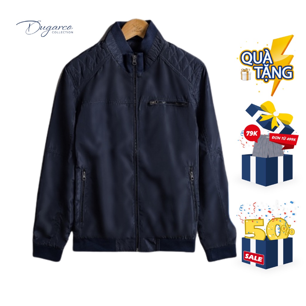 Áo khoác jacket DUGARCO nam ba lớp dù cao cấp cản gió, giữ nhiệt 92JM42087