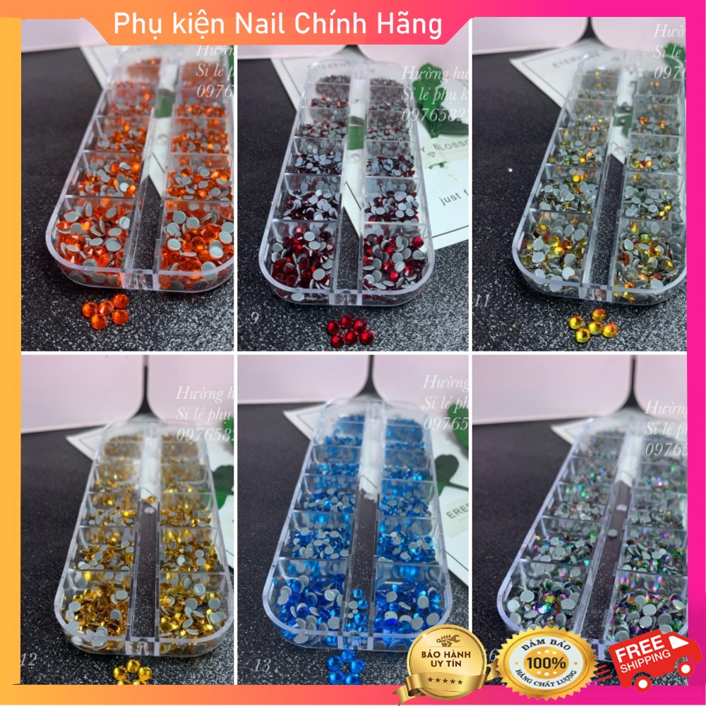 Đá Chân Keo, 34 mẫu Đá trang Trí Móng, Đính Móng, Nail Art