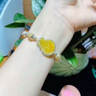 VÒNG TAY HỒ LY TÓC VÀNG BẠC TA