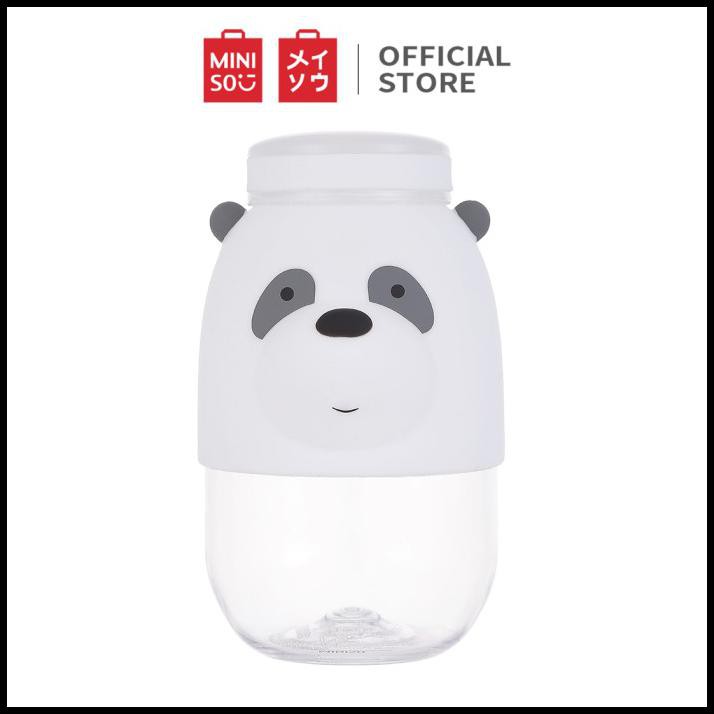 Miniso Bình Nước Nhựa 380ml Hình Gấu Trúc