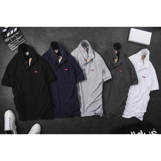 Áo thun nam cổ bẻ - Áo thun polo Levi 5 màu basic hàng cao cấp form Châu Âu