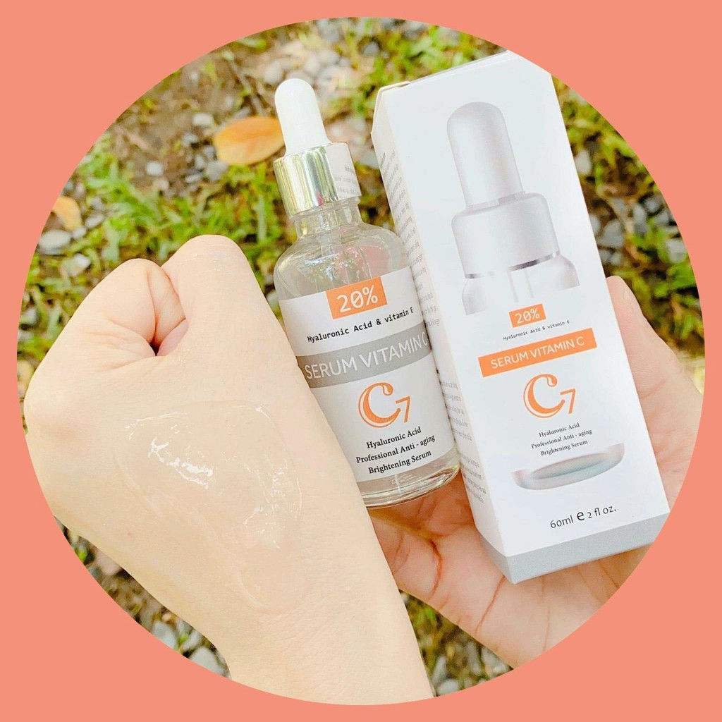 Chai  Serum Tái Tạo  VitaminC  Trắng Nhanh Hơn  1 chai 60ml