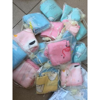 Set 10 khăn sữa Aden 32x32cm