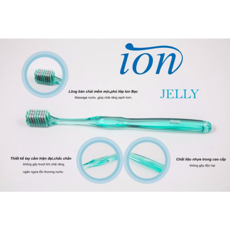 Bàn chải ion Jelly - Nhập Khẩu Korea