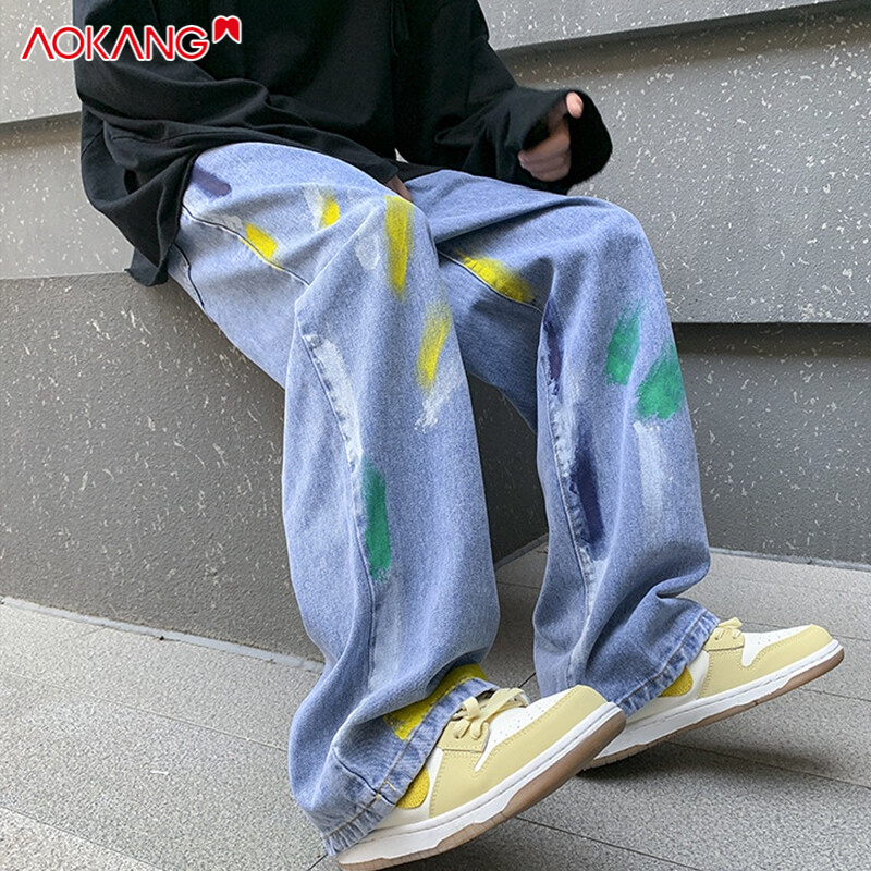 Quần jean dài AOKANG phong cách hiphop dành cho nam