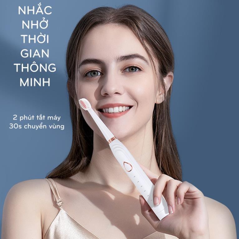 Bàn Chải Điện 💖HOT💖 Bàn Chải Đánh Răng Điện 6 Chế Độ Chải, Đánh Bóng, Làm Trắng Và Chăm Sóc Răng Toàn Diện Bảo Hành 6TH