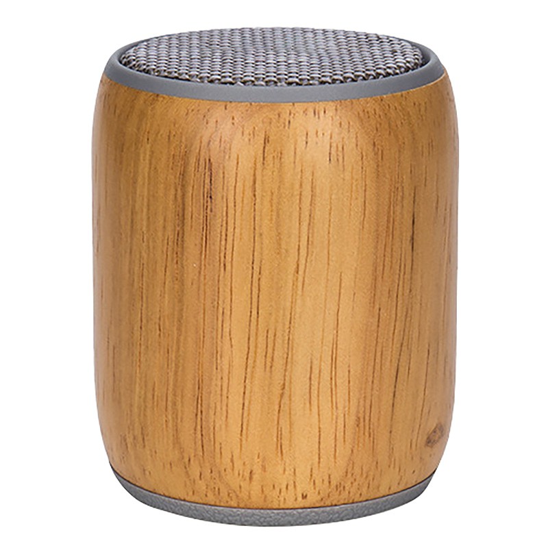 High Quality Small Waist Wooden Bluetooth Speaker Fabric Wireless Cannon Speaker