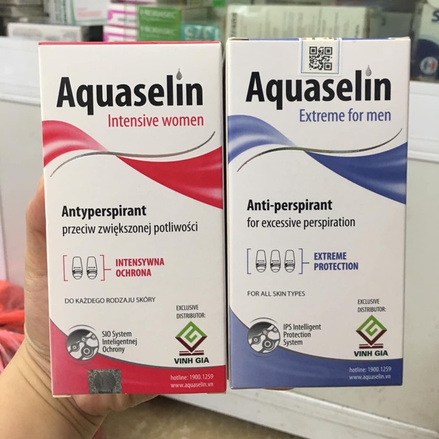 Lăn khử mùi Aquaselin 20ml ( không mùi )