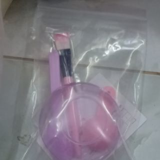 Combo 30 bộ chén pha mặt nạ nhựa dẻo (tặng kèm túi zip)