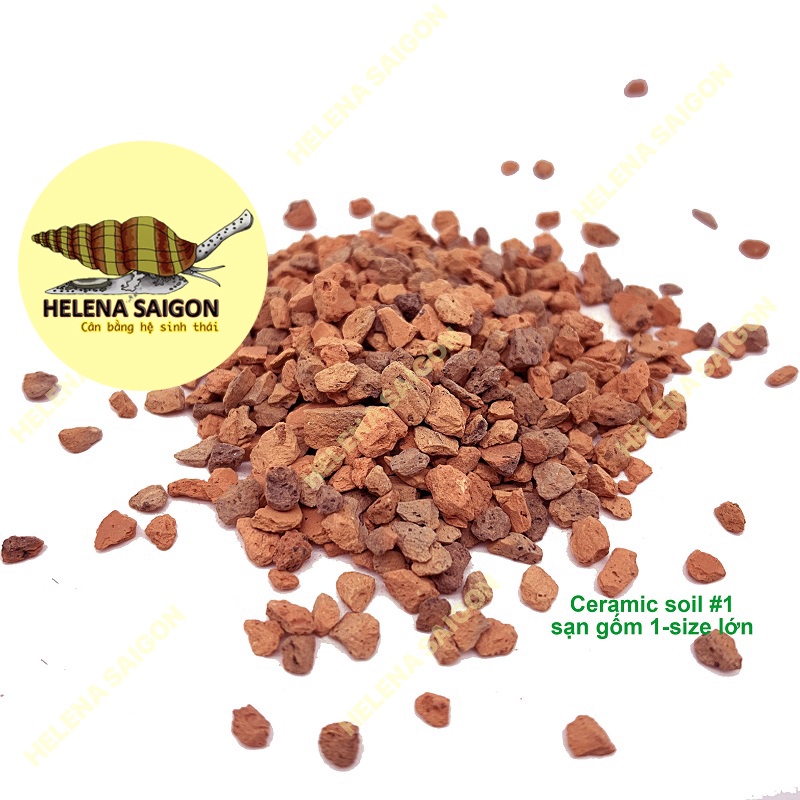 Sạn gốm Ceramic soil SIZE LỚN (Bao2 - 5 kg) Thủy Mộc / Sạn gốm hồ thủy sinh