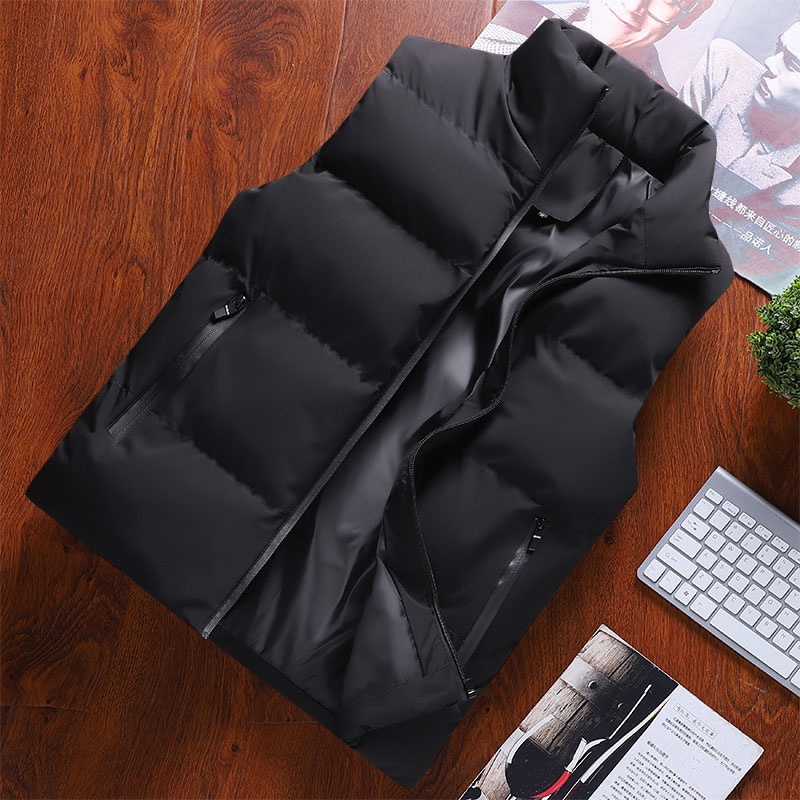 Áo Khoác Phao Sát Nách Siêu Nhẹ Phong Cách Hàn Quốc Cho Nam Size M-5XL