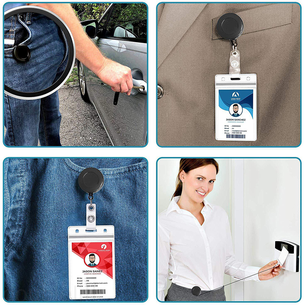 Kẹp dây đeo thẻ đa dụng tiện lợi