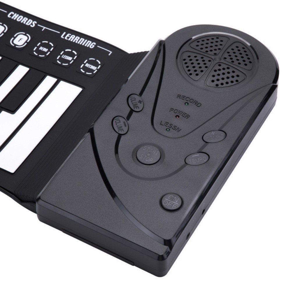 【Available】 Smart Portable 49-Key Flexible Silicone Roll Up Piano Folding Electronic Keyboard 【Booboom】