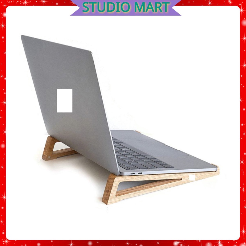 Kệ Gỗ Tản Nhiệt Nhiều Loại Chân Đế Gỗ Kê Macbook, Laptop Sang Trọng, Tinh Tế.