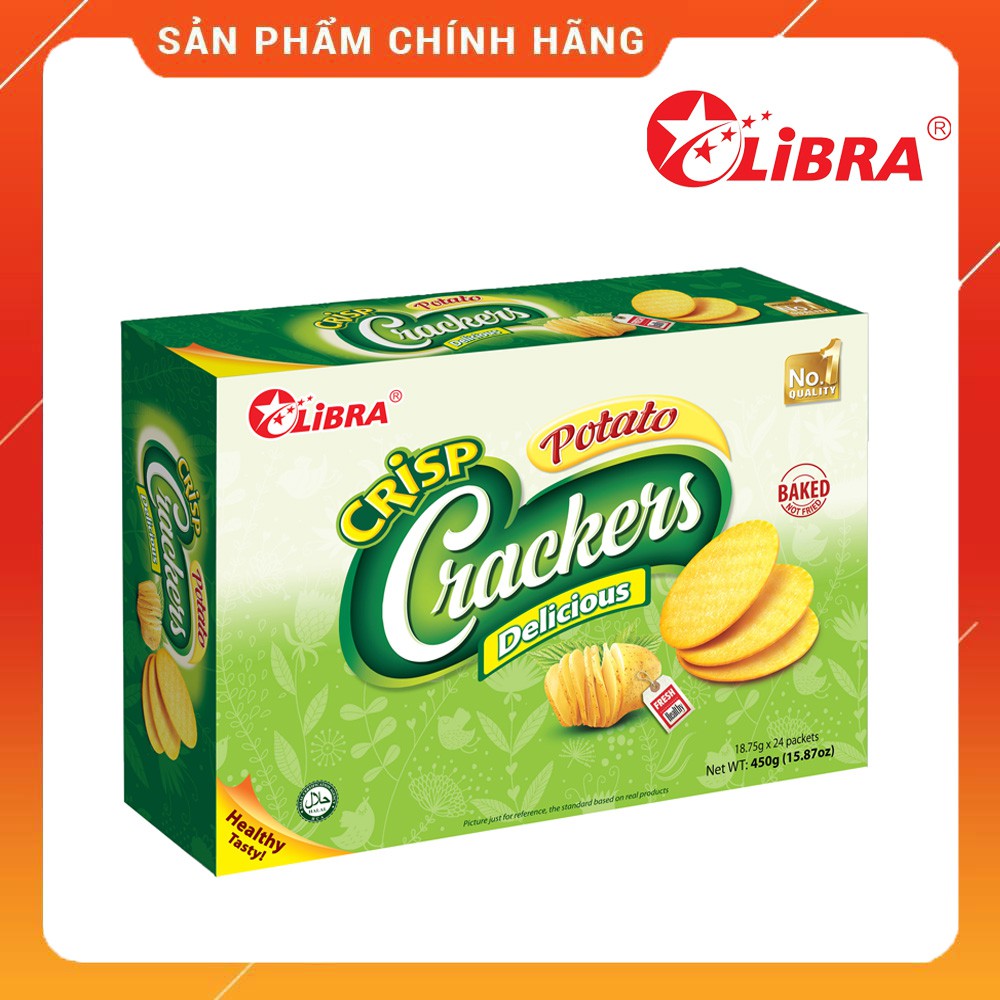 Libra Việt Nam Bánh cracker khoai tây giòn 400gr ( không túi xách )
