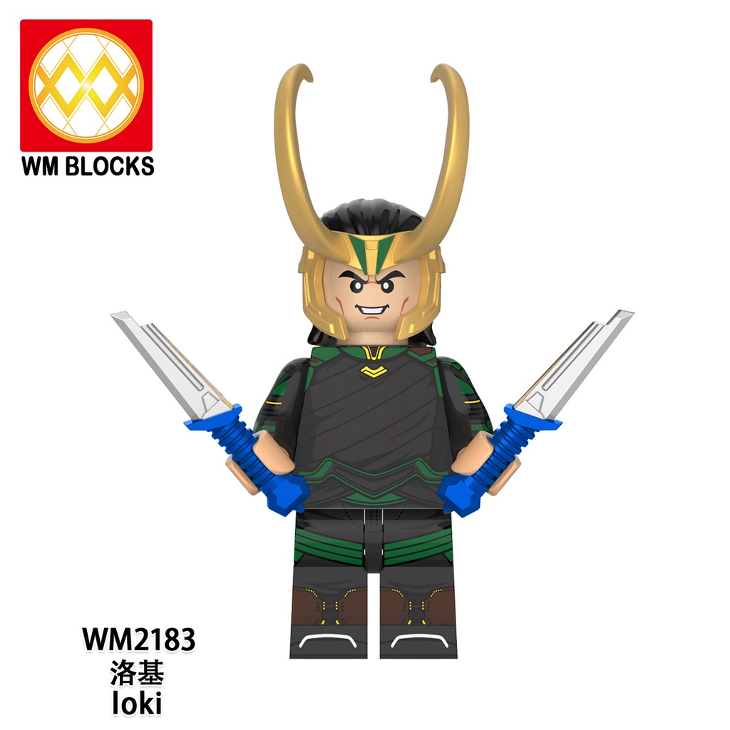Minifigures Marvel DC Mẫu Nhân Vật Siêu Anh Hùng Loki Mẫu Siêu Đẹp WM6118
