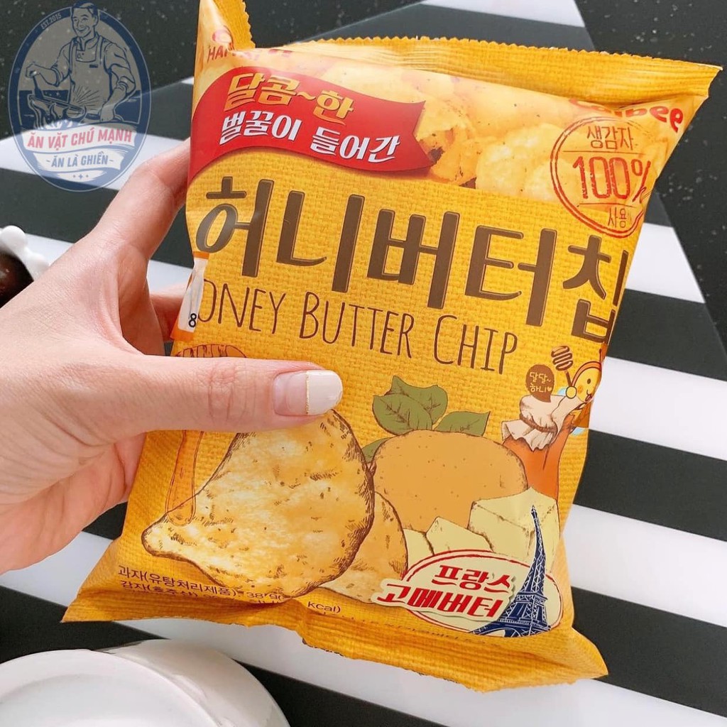 Snack Khoai Tây Bơ Mật Ong Calbee - Honey Butter Chip