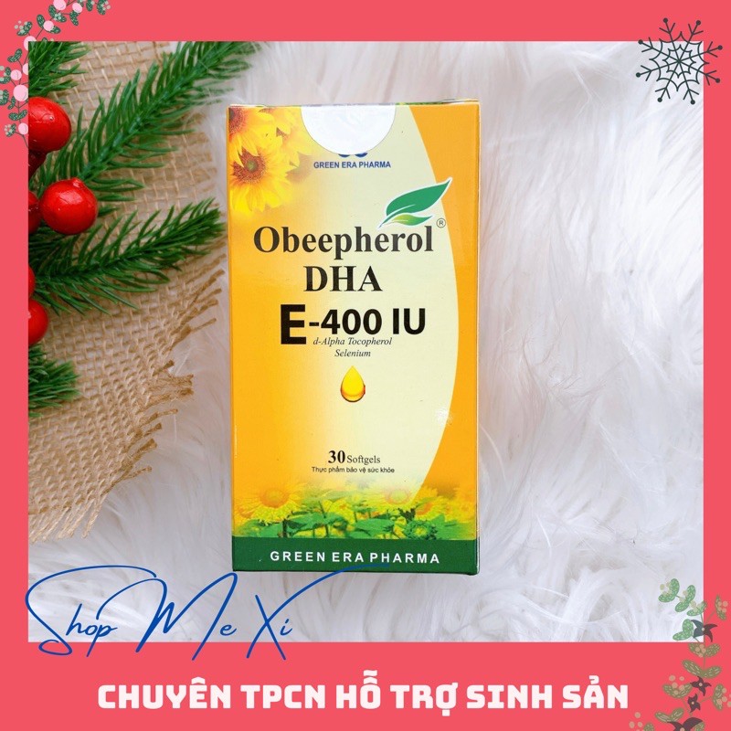 Vitamin E Obeepherol DHA 400 IU - Thực phẩm bảo vệ sức khoẻ