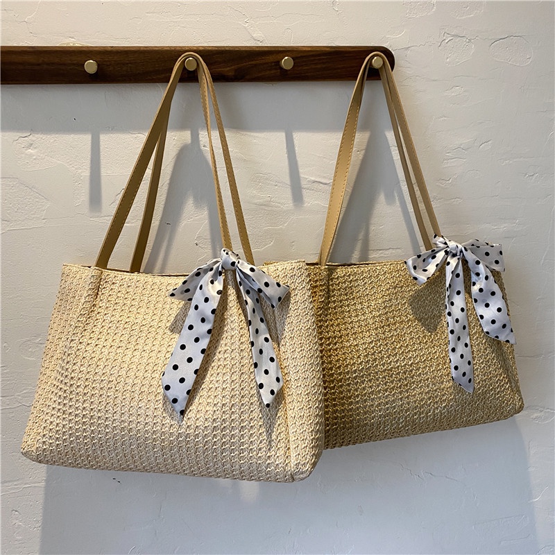 Túi Xách Đan Lát Thời Trang Nữ Tính