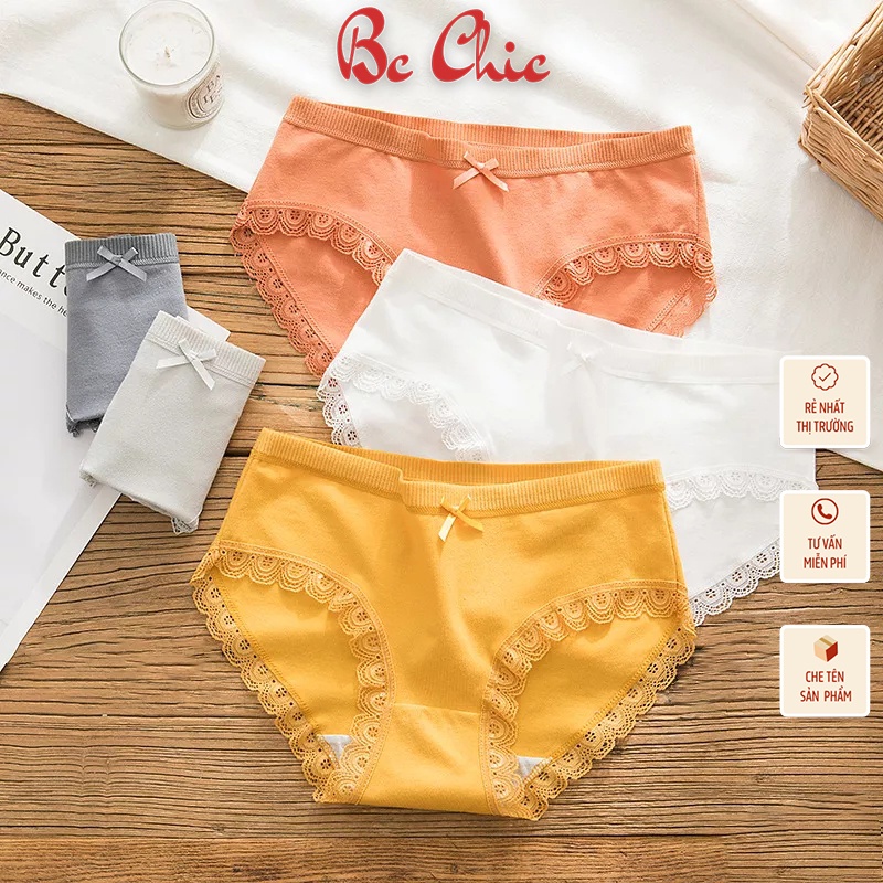 Quần Lót Nữ Cotton kháng khuẩn thoáng mát nữ tôn dáng xuất Nhật mẫu Q 121 BC_CHIC LINGERIE
