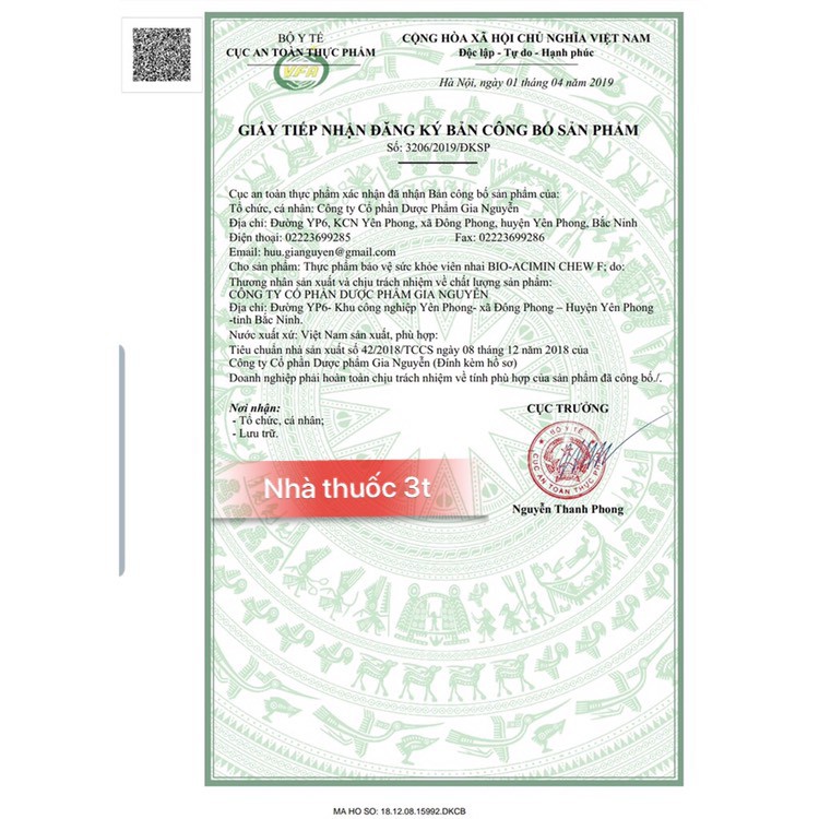 Viên nhai ăn ngon, bé con mau lớn, Bio-acimin chew, men vi sinh vị socola. | BigBuy360 - bigbuy360.vn