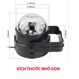 [ SIÊU RẺ ] ĐÈN LED SÂN KHẤU MINI CẢM BIẾN NHẠC + REMOTE