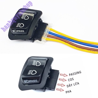 công tắc passing kèm dây gắn xe máy