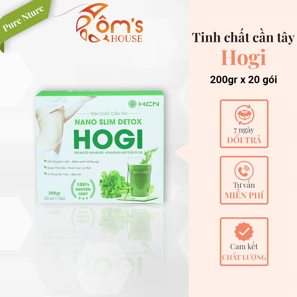 Tinh chất cần tây Hogi Gold Hỗ Trợ Giảm Cân Hiệu Quả, Chống Lão Hóa, Đẹp Da