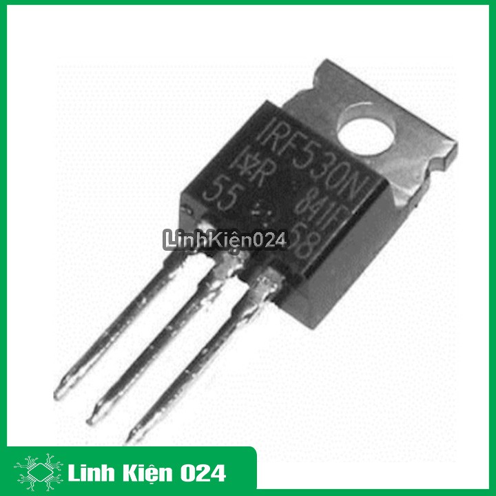 Mosfet IRF530N TO-220 dòng 17A điện áp 100V N-C