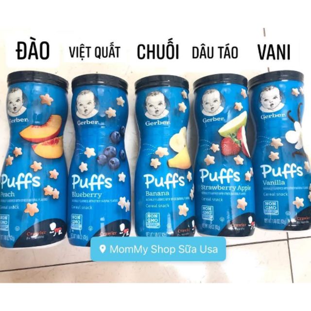 Bánh ăn dặm Gerber cho bé 8 tháng