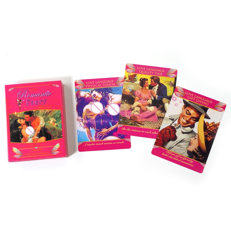 Bộ Thẻ Bài Tarot In Chữ Tiếng Anh Vui Nhộn Cho Gia Đình