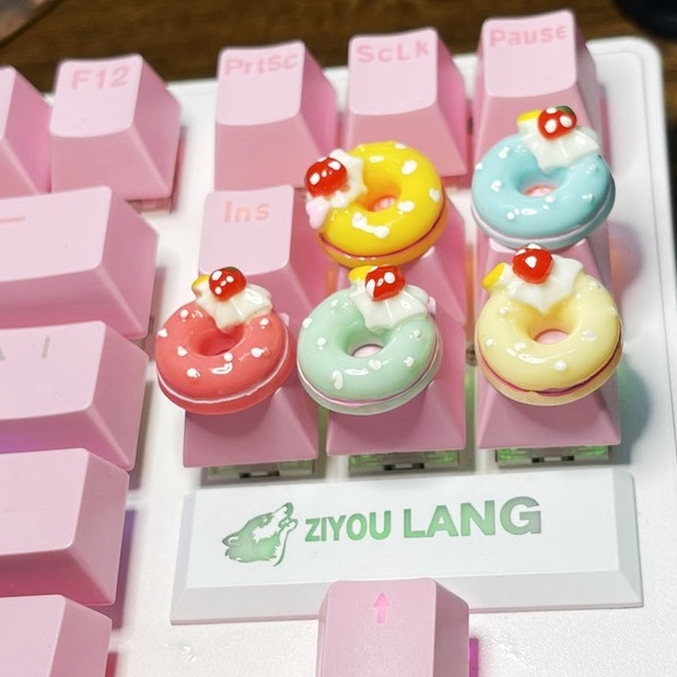 Keycap lẻ Donut ngọt ngào dễ thương làm quà tặng (005_CH)