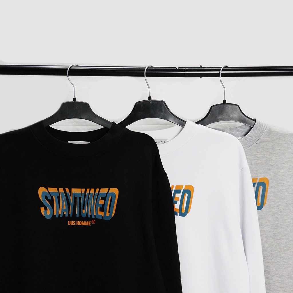 Áo Sweater STAY oversize LOHA Basic, áo nỉ Nhật cao cấp dài tay Unisex LOHA | BigBuy360 - bigbuy360.vn