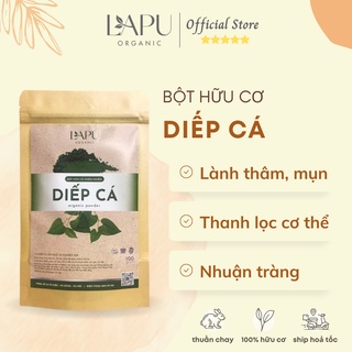 Bột diếp cá, mặt nạ diếp cá - Mask mặt nạ hữu cơ thiên nhiên giúp trắng da, dưỡng da, mờ thâm -100% thiên nhiên
