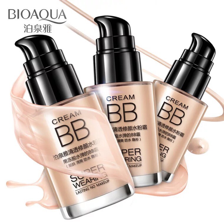 Kem Nền Bioaqua Trang Điểm Mịn Da BB Cream Super Wearing 30ml