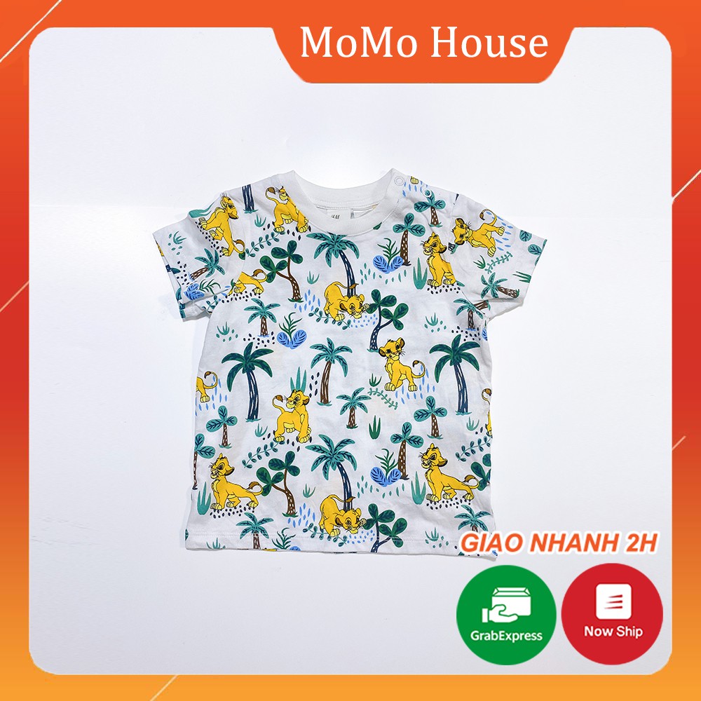 Áo Cộc Tay Cho Bé Hình Sư Tử